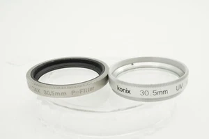 [2 Filters set] CONTAX 30.5mm P-FILTER silver + Konix 30.5mm filter #111B - Picture 1 of 12