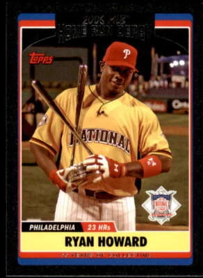 Ryan Howard Card 2006 Topps Update Black #UH283 - Image 1 of 2