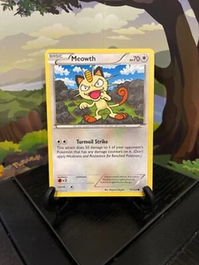 Meowth 74/124 - Fates Collide - Common - Pokemon Card TCG - LP - Picture 1 of 3