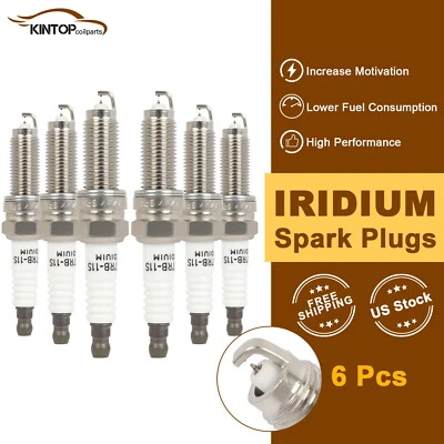 6x Double Iridium Spark Plugs For Jeep Grand Cherokee 3.6L 2011-2018 - Image 1 of 4