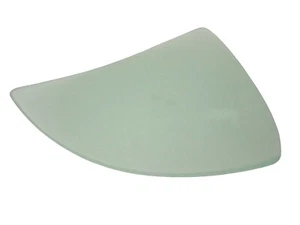 (24545) BANDEJA PLATO PRESENTACION TRIANGULAR CRISTAL FROST MATE MEDIANO - Picture 1 of 1