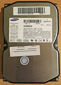 Samsung SpinPoint SV4002H 40GB Victor Rev. A 2002.08 QP100-12 getestet - Bild 1 von 11
