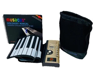 Clavier de piano flexible enroulable portable système d'apprentissage de la musique Musacus - Photo 1/19