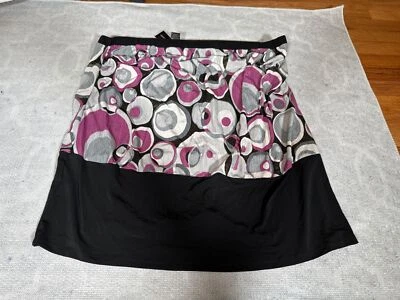 Falda Lane Bryant Mujer Damas 26/28Púrpura Abstracta Nueva142) Foto 1 de 4