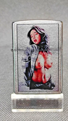 Original Zippo /  ein Zippo-Unikat mit Druck-Motiv / Pin_up - Bild 1 von 4