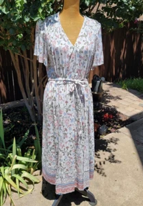 Knox Rose Floral Faux Wrap Dress - Picture 1 of 10