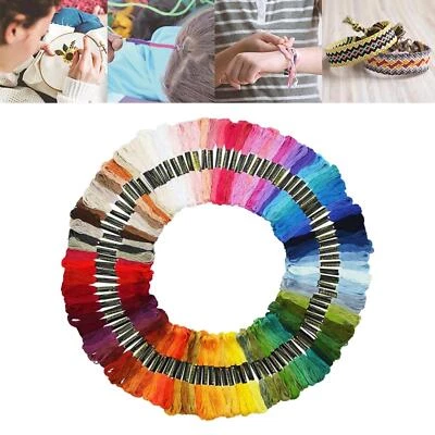 100pcs Embroidery Threads, 6 Strands of Embroidery Knitting Stitch Making Floss, - Image 1 of 4