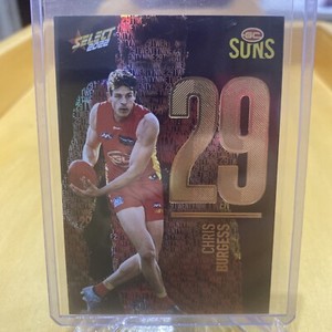 2022 AFL Select Footy Stars Midnight Numbers - Chris Burgess 042/130
