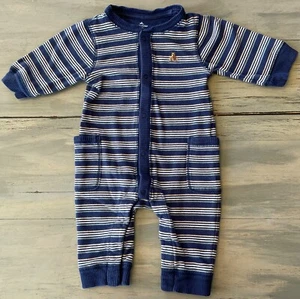 Mono de una sola pieza sin pies GAP BABY Brannan Bear 0-3M azul - Imagen 1 de 5