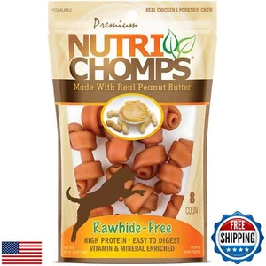 NutriChomps Dog Chews, 2.5-inch Knots, Easy to Digest, Rawhide-Free Dog Treat - Picture 1 of 5