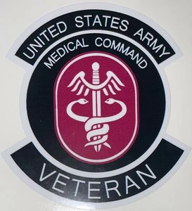 US Army Medical Command Veteran Aufkleber wasserdicht D122 - Bild 1 von 1