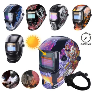 Solar Welding Helmet Auto Darkening Welder Soldering Lens ARC TIG MIG MAG Mask - Picture 1 of 22