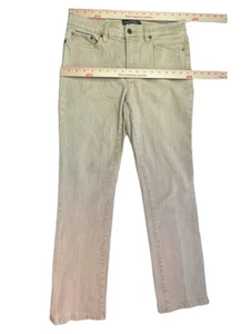 LRL Ralph Lauren Jeans Co Damen Jeans Gr. 8 hellbraun klassisch gerades Bein Green Label - Bild 1 von 7