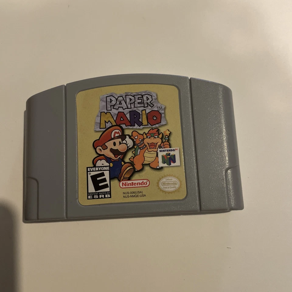 Картридж игровой Paper Mario N64 Nintendo 64, издание 2001 года - Изображение 1 из 4