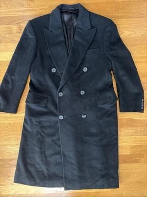 Polo University Club Ralph Lauren Double Breasted 100% Cashmere Overcoat - 40 S - Image 1 of 4