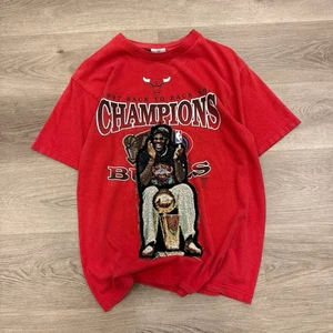 Inwayoveryourhead Micheal Jordan Chicago Bulls Tee Red L - Bild 1 von 6