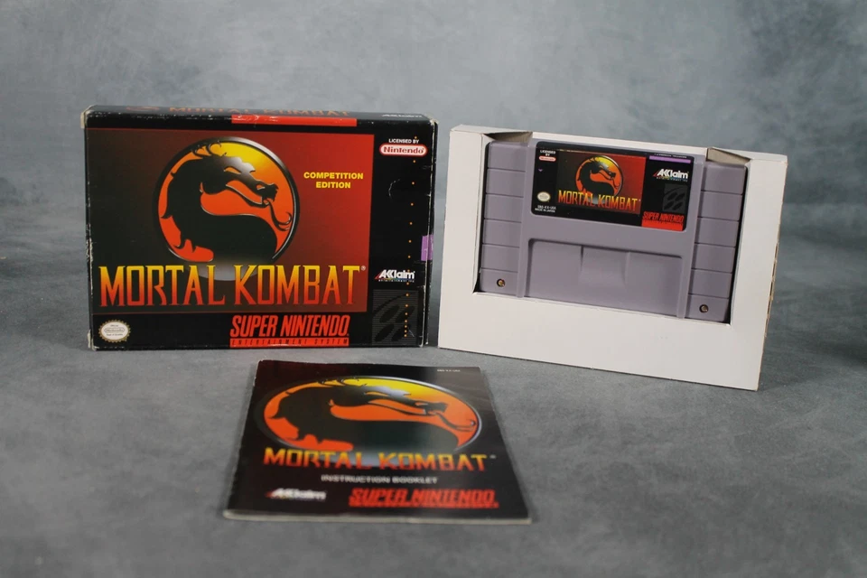 Mortal Kombat SNES Super Nintendo NTSC-Version mit OVP - Bild 1 von 4