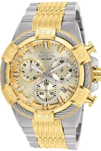 Invicta Men's Bolt 25864 51mm Chronograph Two Tone Stainless Steel Swiss Watch - Picture 1 of 9