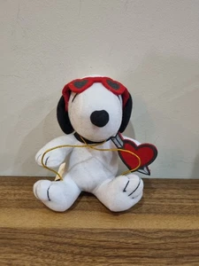 Juguete miniatura de felpa Snoopy Peanuts en forma de corazón - Imagen 1 de 11