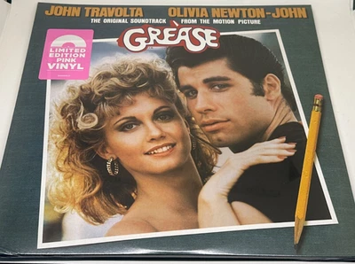 GREASE (1978 Original Soundtrack) 2023 40th Limited 2X Pink Vinyl NEW/SEALED - Image 1 of 4