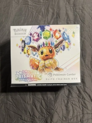 Prismatic Evolutions Pokemon Center Exclusive ETB Sealed With Case - Image 1 of 4