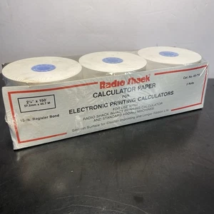 Radio Shack No 65-710 Calculator Paper Rolls Impact Printing New Old Stock - Picture 1 of 2