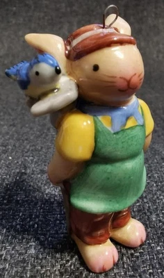 Villeroy & Boch Easter Spring Decoration Bunny Pendant Ornament Young Gardener - Image 1 of 4