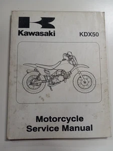 2003 Kawasaki KDX50 Motorcycle Service Repair Shop Manual OEM 99924-1305-01 - Foto 1 di 4
