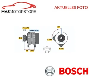 LICHTMASCHINE GENERATOR BOSCH 0 986 041 300 A FÜR FORD GALAXY 1.9 TDI 1.9L 81KW - Picture 1 of 5