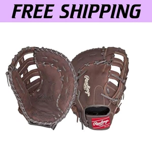 12.5" Rawlings Player Preferred Adult First Base Mitt - Durable Leather Glove - Picture 1 of 10