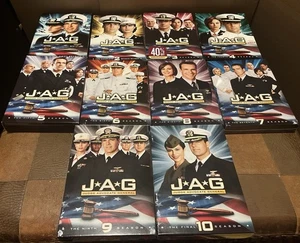 NEW Read: JAG Complete Series Seasons 1-10 DVD Box Sets Judge Advocate General - Imagen 1 de 2