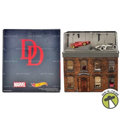 Hot Wheels Marvel Daredevil vs Punisher Vehicle Set 2016 Mattel DMJ04 - Image 1 of 4
