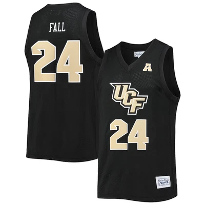 Camiseta deportiva de baloncesto clásica Tacko Fall UCF Knights original marca retro negra talla L Foto 1 de 4