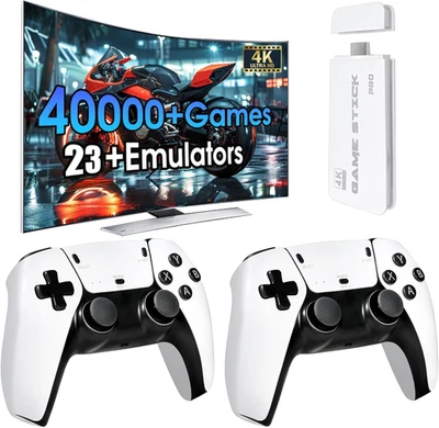 Console per Videogiochi Retrò, Oltre 40000 Giochi E 23 Emulatori, Con Doppio Con - Immagine 1 di 4