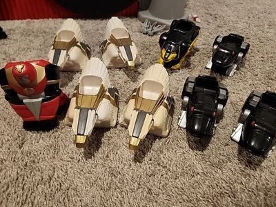 1995 Mighty Morphin Power Rangers la película McDonalds Happy Meal Juguetes Lote Mixto Foto 1 de 4