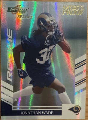 2007 Score Select Rookie Artist's Proof /32 Jonathan Wade #397 Rookie RC - Image 1 of 3