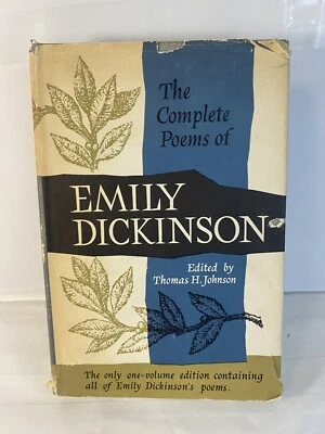 The Complete Poems of EMILY DICKINSON, Dust Jacket, 1775 стихотворений, (1960) - Изображение 1 из 4