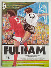 Fulham Footbal Club v Wimbledon 10th November 1984 Matchday Programme