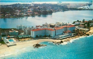 Postal vista aérea de Condado Beach Hotel San Juan Puerto Rico - Imagen 1 de 2