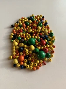 Wunderschöne bunte runde Holzperlen in verschiedenen Größen - Holz Perlen #39 - Bild 1 von 5