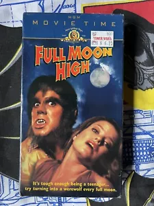 Full Moon High VHS 80's Comedy Horror Werewolf Adam Arkin Sealed Small Tear - Picture 1 of 8