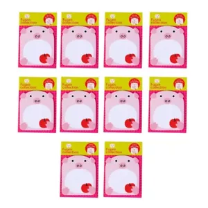 10 Pcs Lovely Stickier Note Memos Pad Cartoon Animal Stickier Note for School - Picture 1 of 8