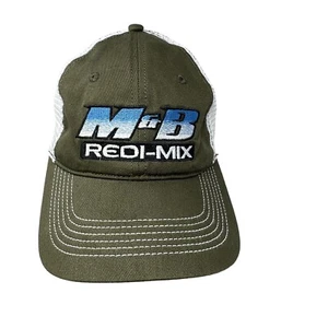 Gorra Trucker Malla Correa Trasera Marrón Blanco MB Redi Mezcla Ajustable - Imagen 1 de 9