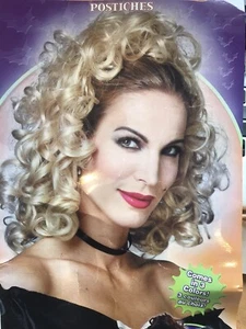 Hair Curls Falls On A Clip Auburn or Blonde Costume Accessory Halloween - Picture 1 of 3