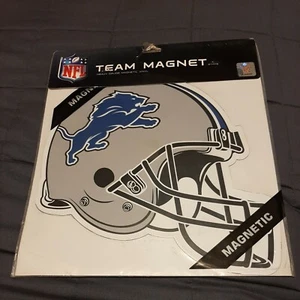 NFL DETROIT LIONS inch Auto Magnet Helmet Shaped by Fremont Die - Picture 1 of 2