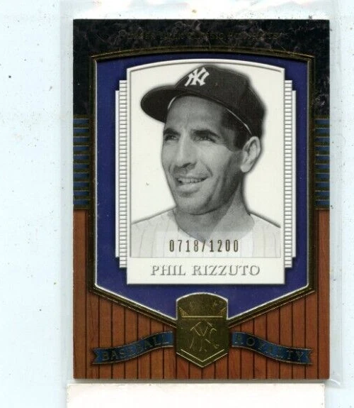 PHIL RIZZUTO 2003 Upper Deck Classic Portraits Baseball Royalty #D /1200 Yankees - Image 1 of 1