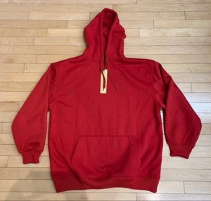 FIVE ELEMENTZ PULLOVER HOODY SWEATSHIRT ROT BIG AND TALL HERREN GR. 2XL-5XL   - Bild 1 von 2