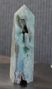 BLAUE ARAGONITSPITZE 3,75 ZOLL HOCH / 124 GRAMM - Bild 1 von 6