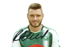 PLYMOUTH: RYAN EDWARDS SIGNED 6x4 PORTRAIT PHOTO+COA - Picture 1 of 1