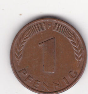 1 Pfennig BRD-Kursmünze 1948 F "Bank Deutscher Länder"